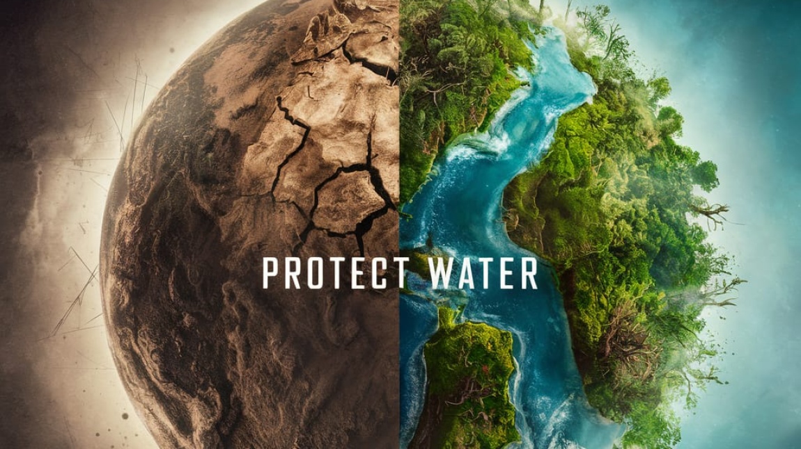 Dünya Su Gününde Öğrencilerimiz, Su Tasarrufu ve Yapay Zeka İle İlgili Bilinçlenme İçin Online Toplantıda Bir Araya Geldi